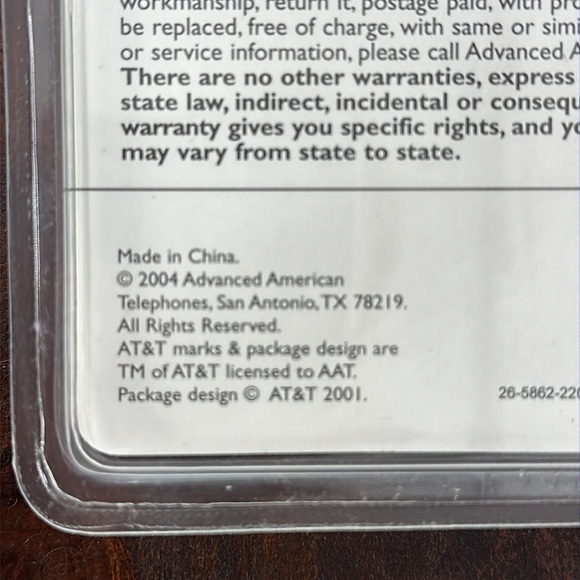 AT&T Y2K/Vintage EH500 Cordless Cellular Over-The-Ear Headset w/Clothing Clip - Picture 5 of 5